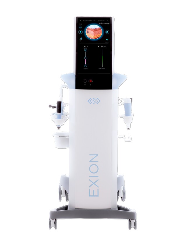 Exion skin rejuvenation device at The Effortless Clinic