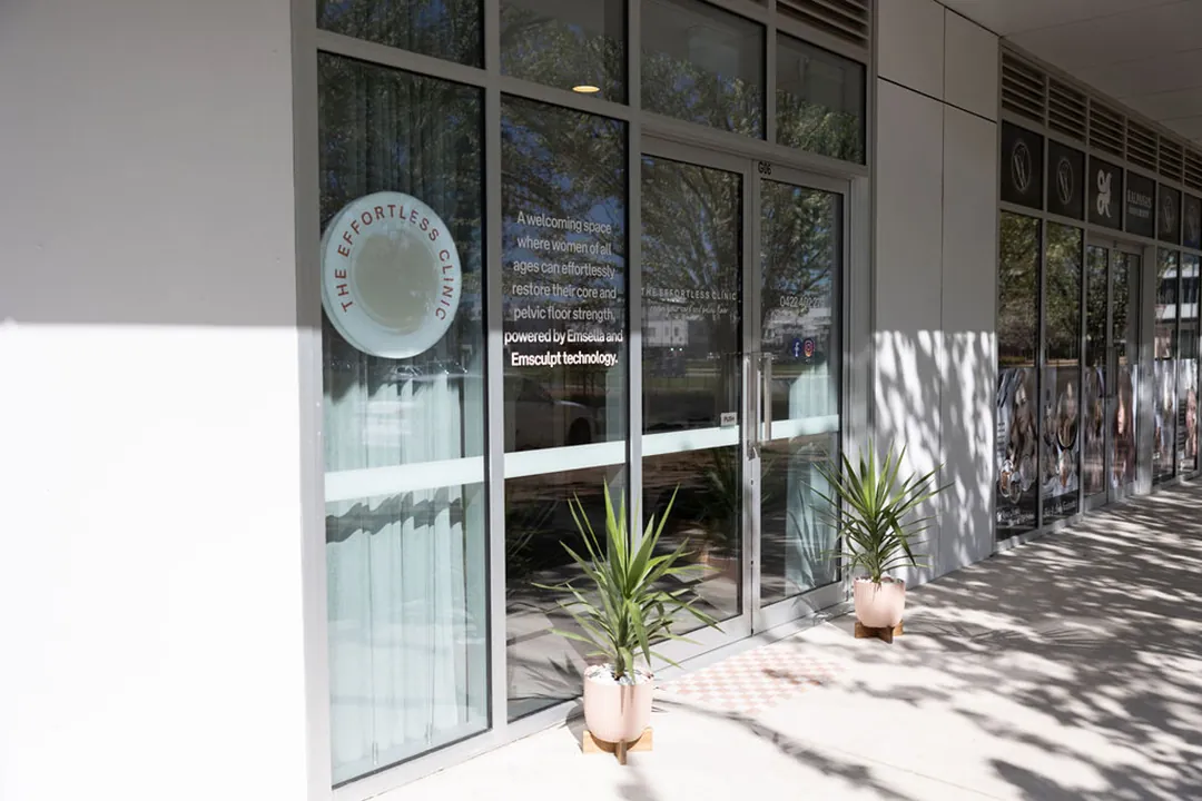 The Effortless Clinic treatment room in Gungahlin, Canberra